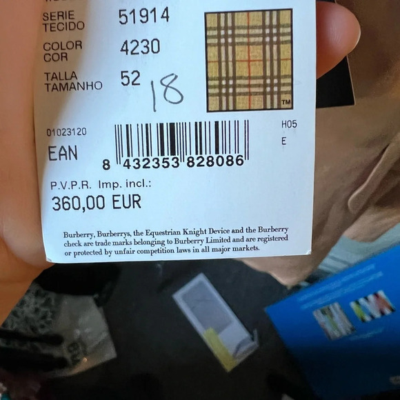 NWT Burberry Pink Linen Blazer, size 52 - Picture 8 of 11